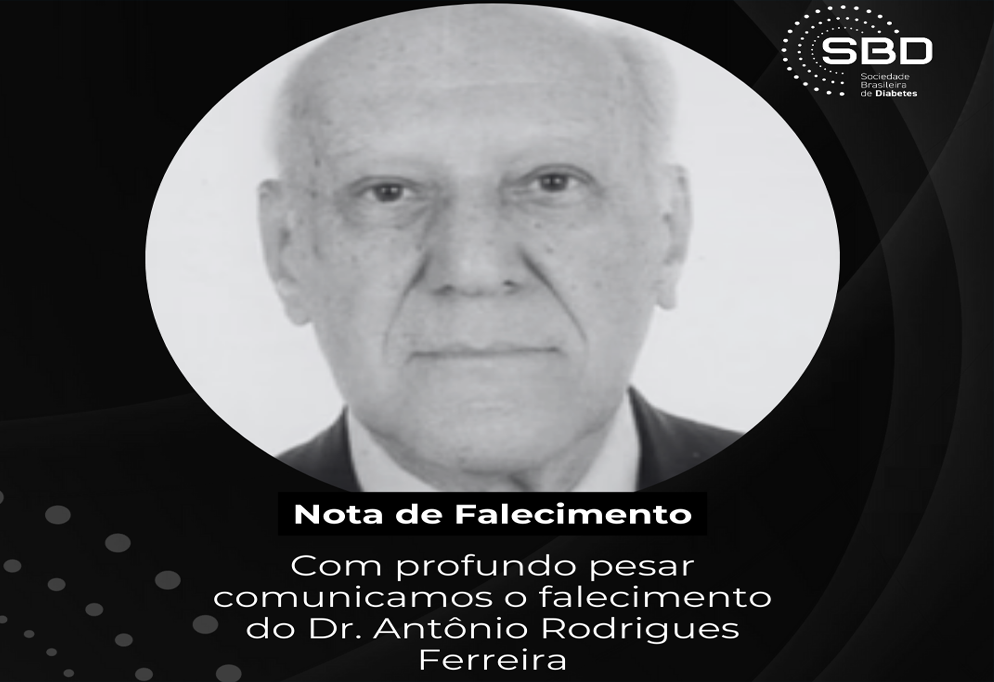 Nota de Falecimento – Com profundo pesar comunicamos o falecimento do Dr. Antônio Rodrigues Ferreira